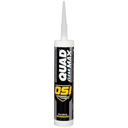 Quad Clear Polymer Window And Door Sealant 9 Oz